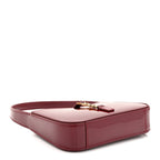Patent Calfskin Le 5 A 7 Mini Hobo Red Grenat
