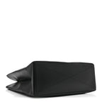 Calfskin Shopper Tote MM Black