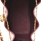 Caviar Quilted Small Chanel 25 Handbag Burgundy