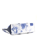 Monogram Watercolor New Tote GM Blue