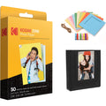 Kodak Zink Photo Paper 2x3" (50 Pack), Frames and Photo Album Bundle