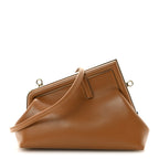 Shiny Nappa Small Fendi First Caramello