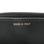 Lambskin Quilted Trendy CC Wallet On Chain WOC Black