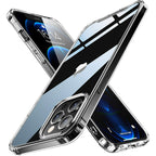 Entronix Case Compatible with iPhone 12/12 Pro - [Hard Back] Thick Clear