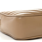Calfskin Matelasse Monogram Lou Camera Bag Dark Beige