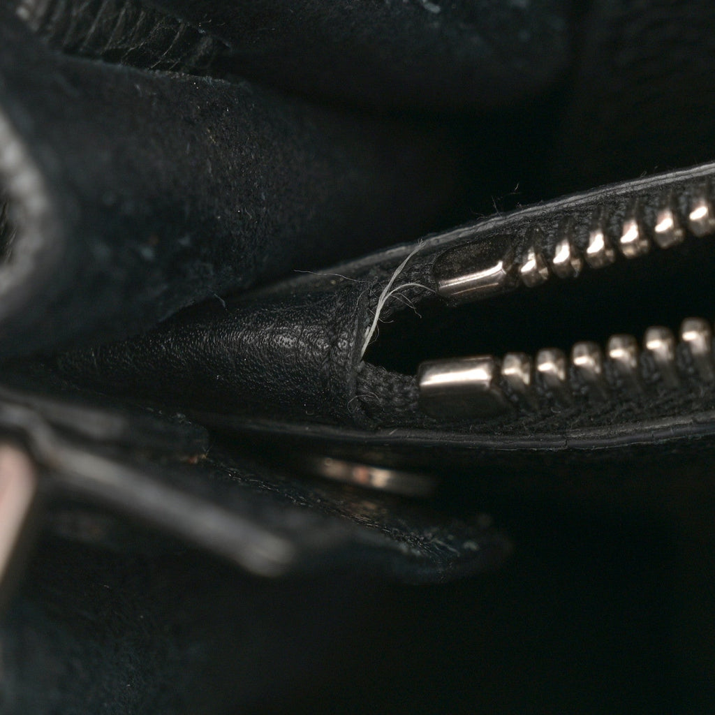 Grained Calfskin Baby Sac De Jour Souple Black