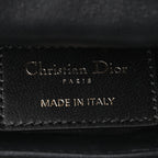 Lambskin Cannage Micro Lady Dior Black