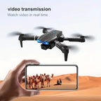 PRO Drone with Professional HD Dual Camera, WiFi Connectivity, and Obstacle Avoidance for Aerial Photography and Quadcopter Operations - 2 Batteries