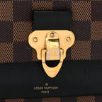 Damier Ebene Vavin Chain Wallet Black