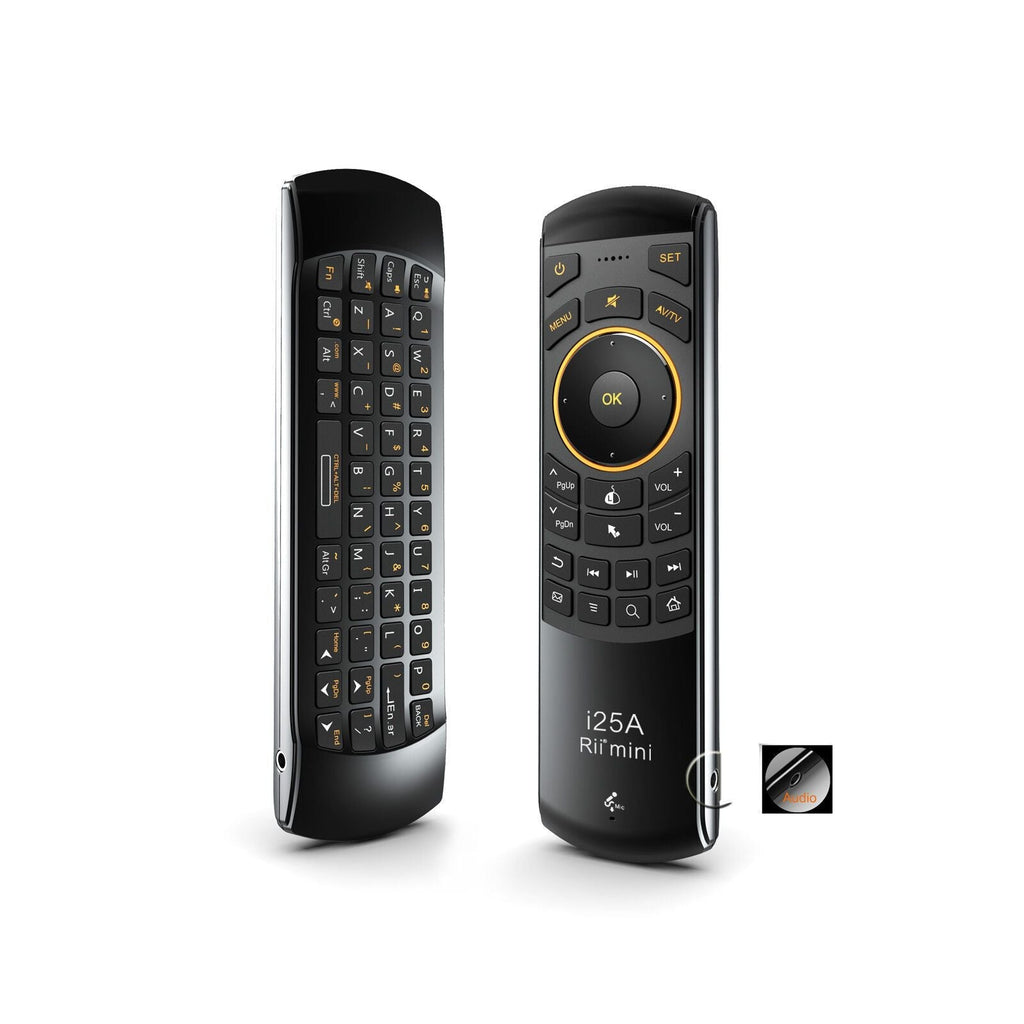 remote control  mini k25A mini wireless keyboard with Audio for smart TV PC