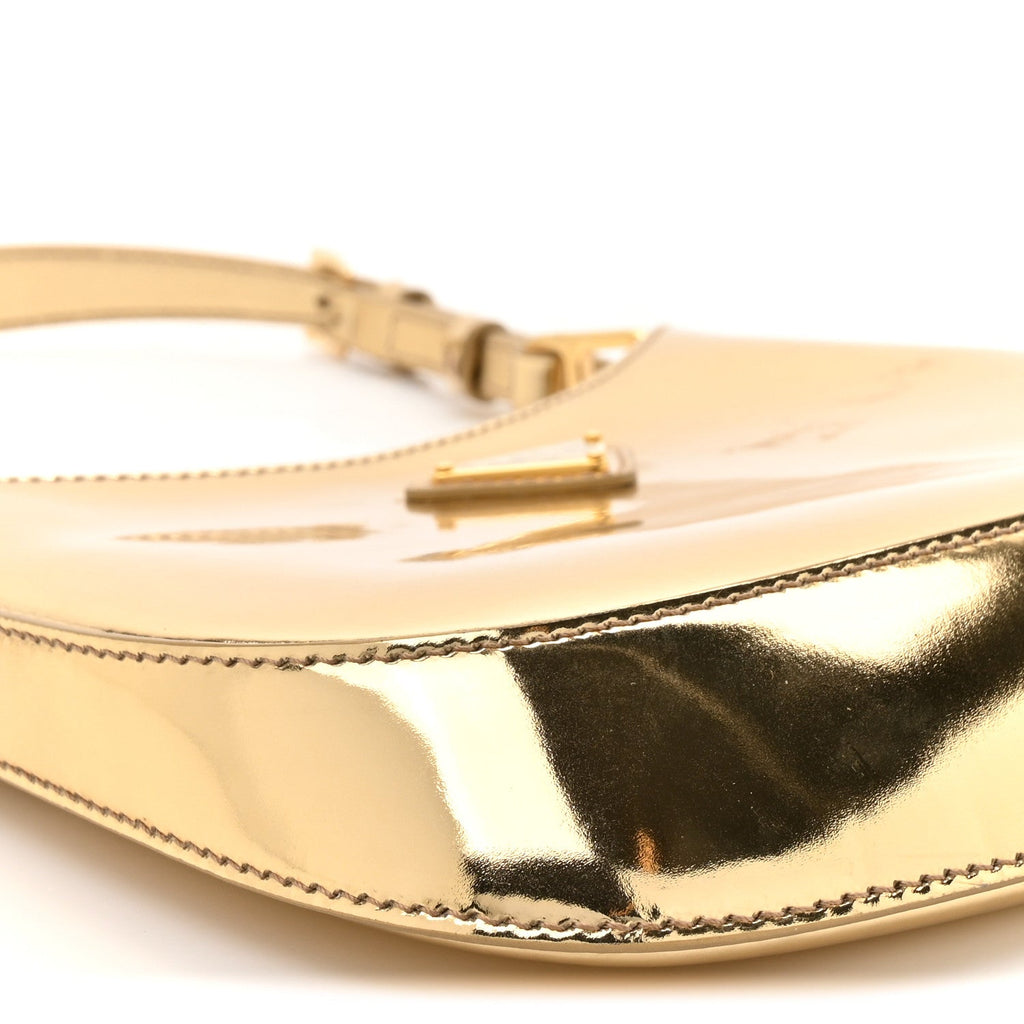 Spazzolato Cleo Adjustable Strap Shoulder Bag Platino