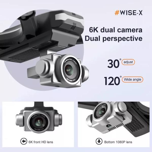 3 batteryV14 Professional Drone 6K HD Dual Camera Wifi FPV Portable RC Quadcopter , Drones suitable for adults/beginners.Logistics is randomly sent by UPS/UNI/GOFO/USPS/.