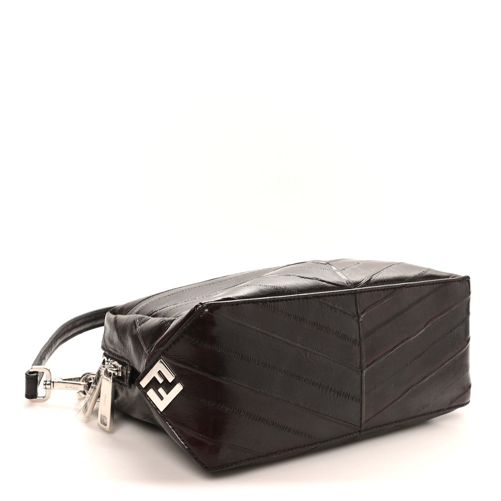 Eel Lui Medium Shoulder Bag Burgundy