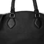 Calfskin Panettone Spiked Large Ranch Black