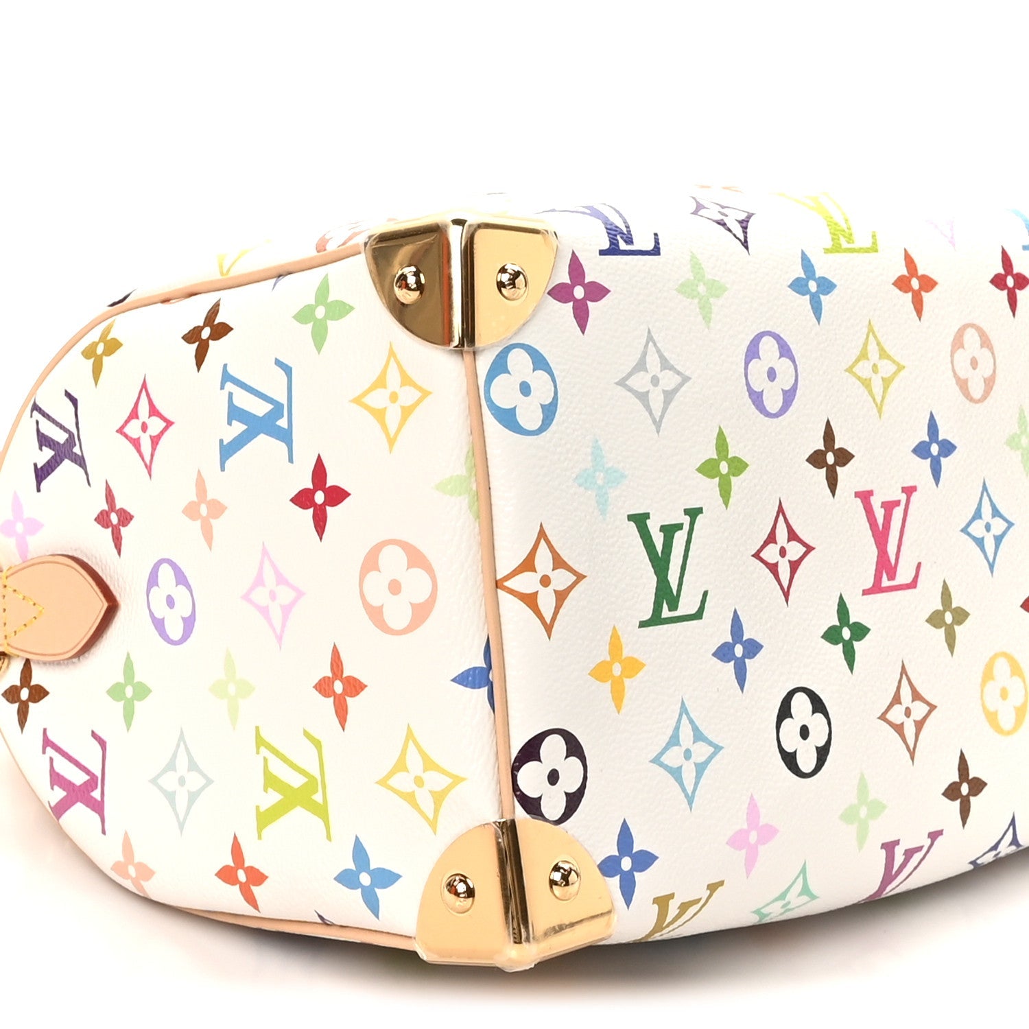 LV X TM Monogram Multicolor Speedy Bandouliere 25 White