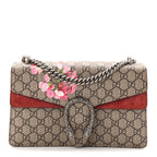 GG Supreme Monogram Blooms Small Dionysus Shoulder Bag Beige Multicolor Dry Rose