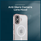 SAHARA - Classic Series Clear Case & Tempered Glass Kit - Apple iPhone 16