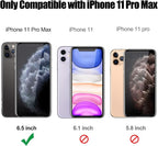 Entronix Case Compatible with iPhone 11 Pro Max - [Flexible] TPU Clear