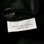 Smooth Butter Calf The Pouch Oversized Clutch Black