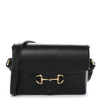Calfskin Horsebit 1955 Shoulder Bag Black