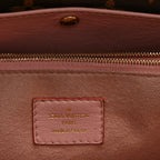 Grained Calfskin Monogram Double V Rose Poudre