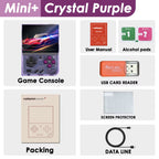 Mini Plus Portable Retro Handheld Game Console V2 with IPS Screen - Classic Video Game Console for Children, Linux System