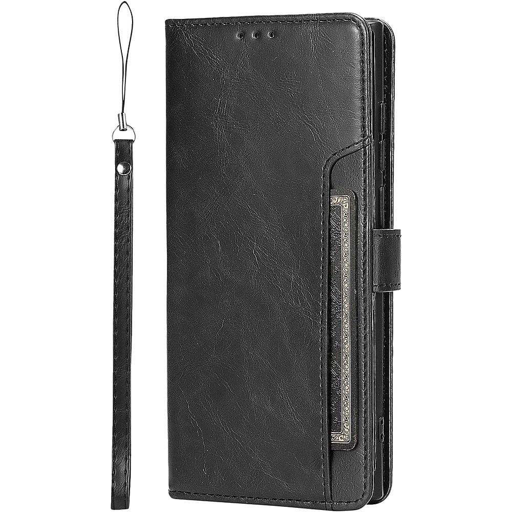 SAHARA - Indy Series Genuine Leather Wallet Case - Samsung Galaxy S23 Ultra