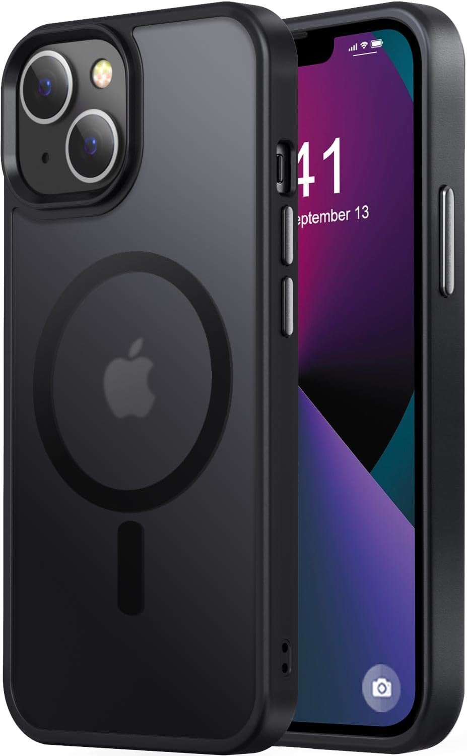 Entronix [Magnetic] Case Compatible with iPhone 15 - Translucent Frosted Matte