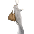 Caviar Quilted Medium Chanel 25 Handbag Dark Beige
