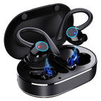 Sport Ear-Bud/Bluetooth 5.1- 28Hr Playtime, HiFi Stereo/Noise Cancel