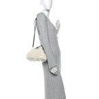 Baby Mongolian Nappa Small Fendi First White Fondente