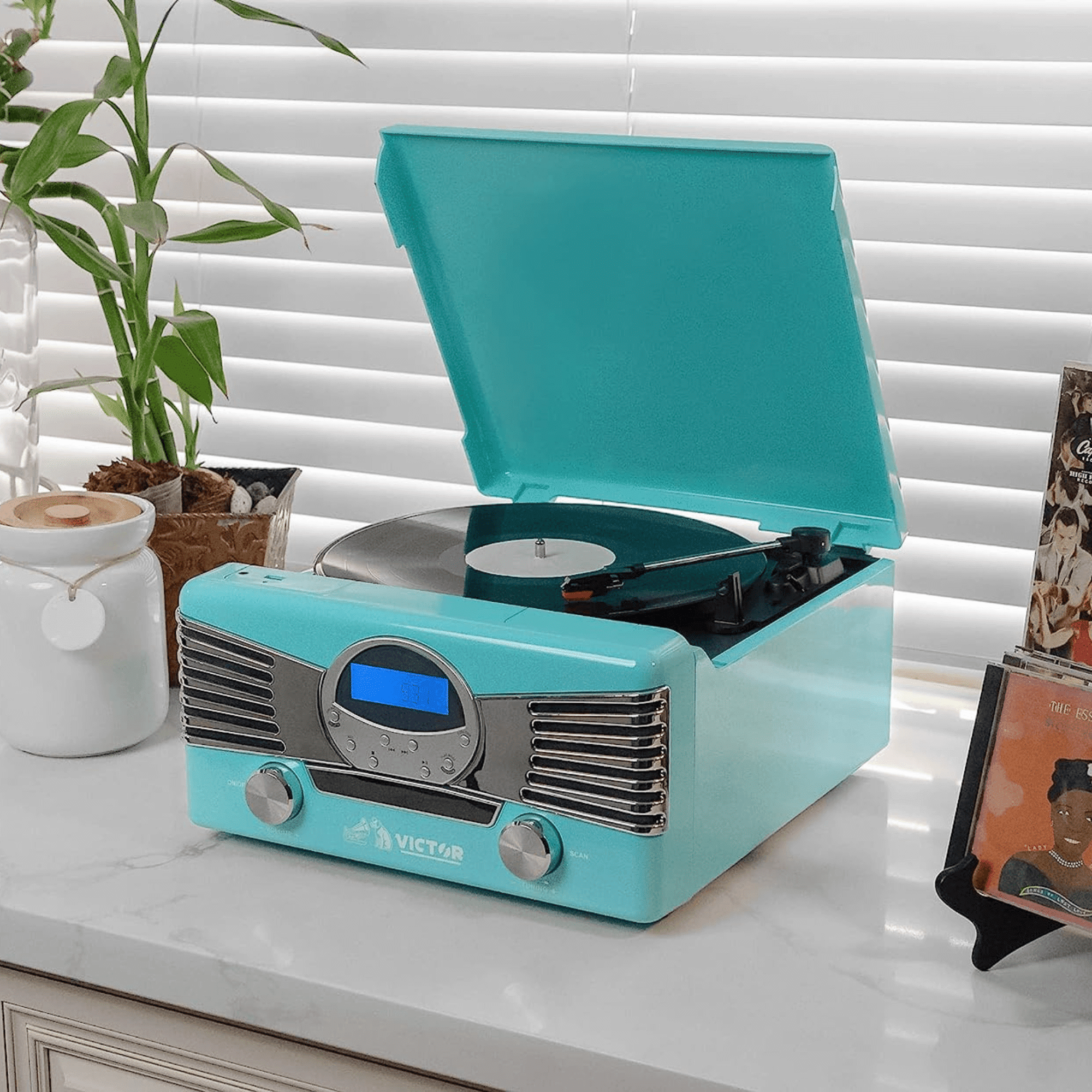 7-in-1 Turntable Music Center