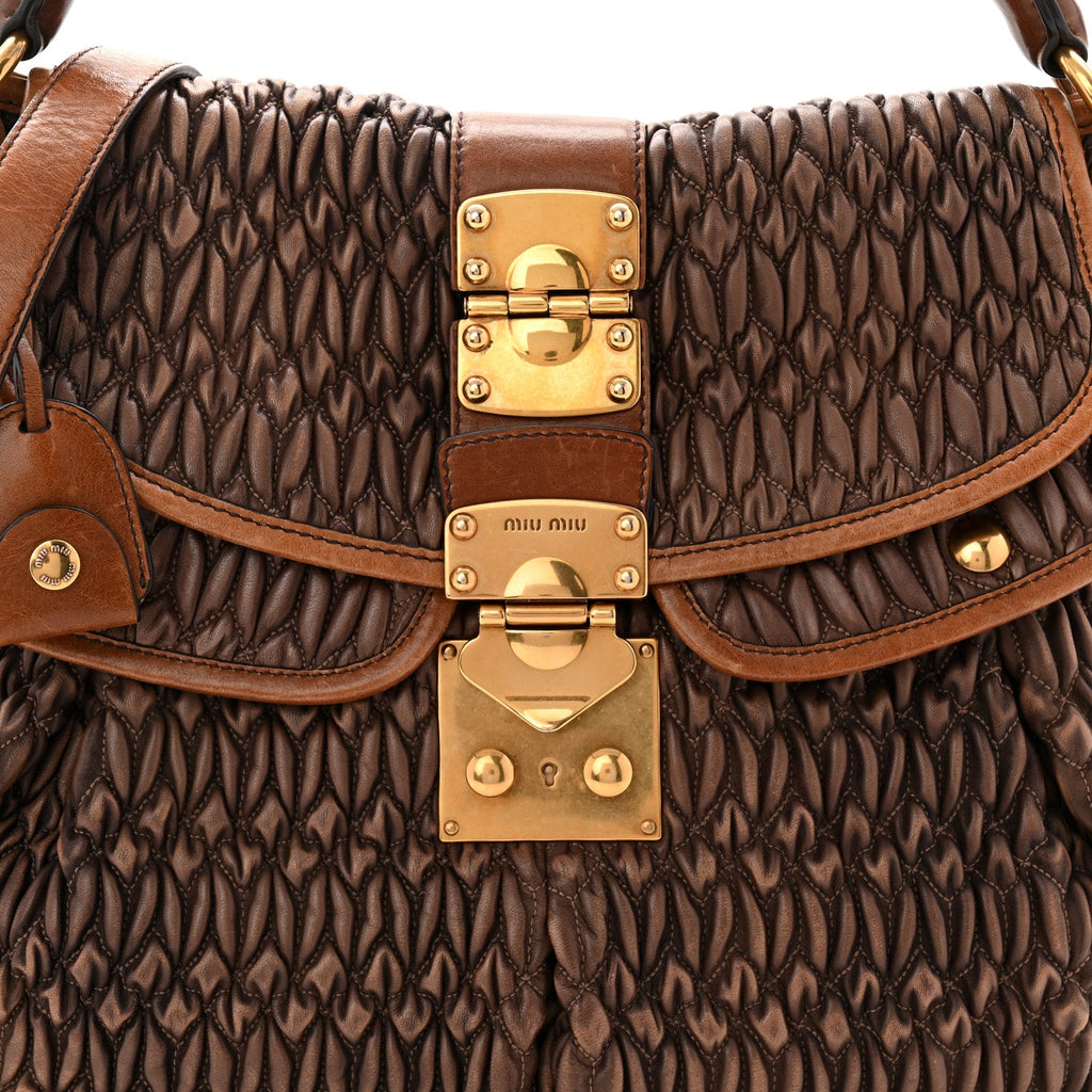 Nappa Cloquet Coffer Hobo Antilope