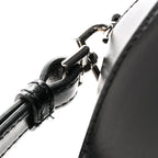 Shiny Lord Calfskin Mini Antigona Black