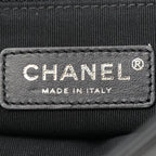 Lambskin Quilted Chain To Chain Flap Black