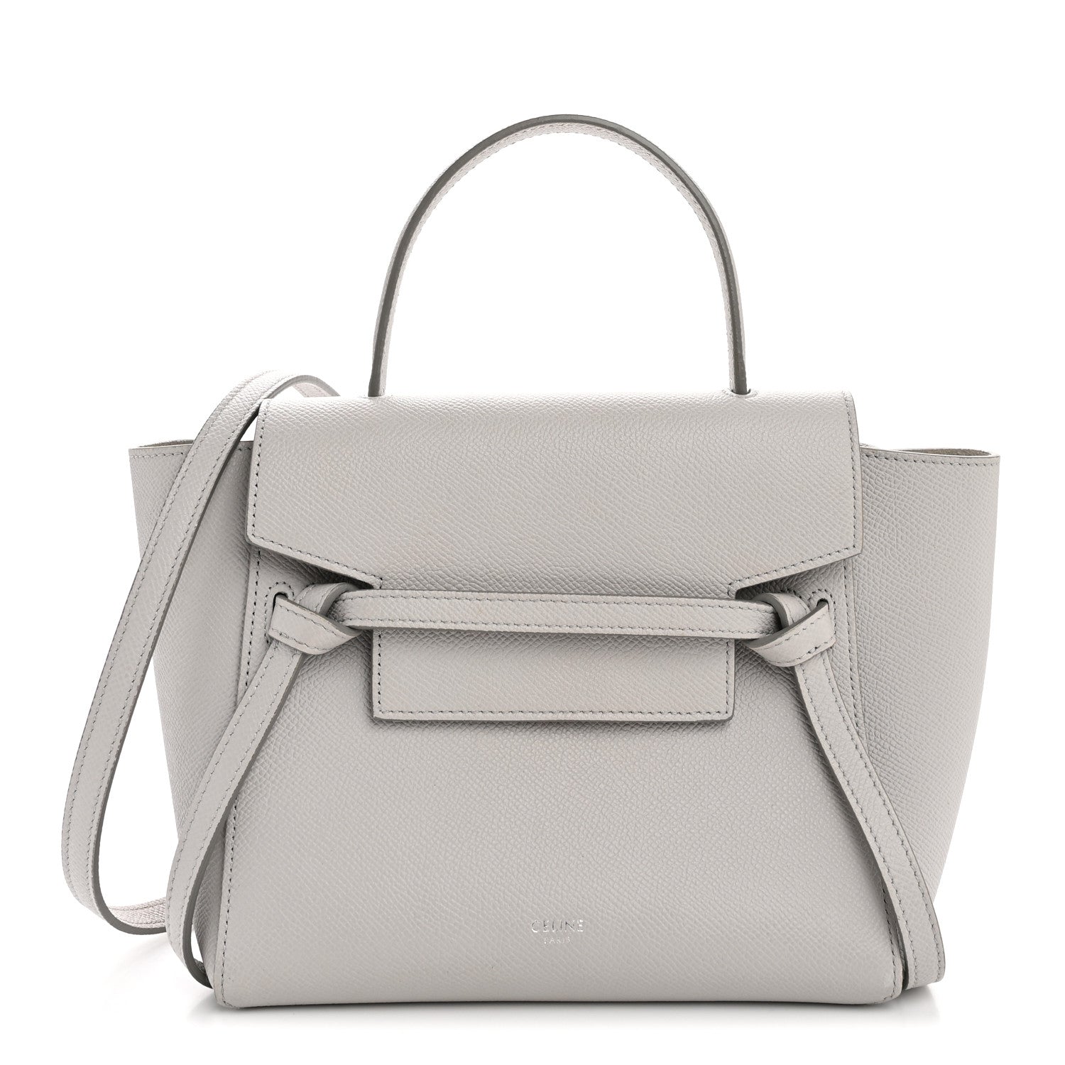 Grained Calfskin Nano Belt Bag Mineral