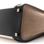 Bullhide Calfskin Nubuck Micro Tri-Color Luggage White Khaki