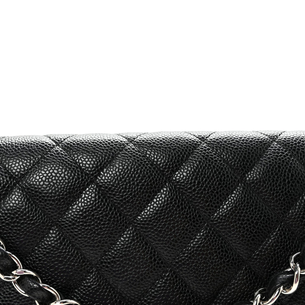 Caviar Maxi Single Flap Black
