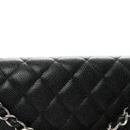 Caviar Maxi Single Flap Black