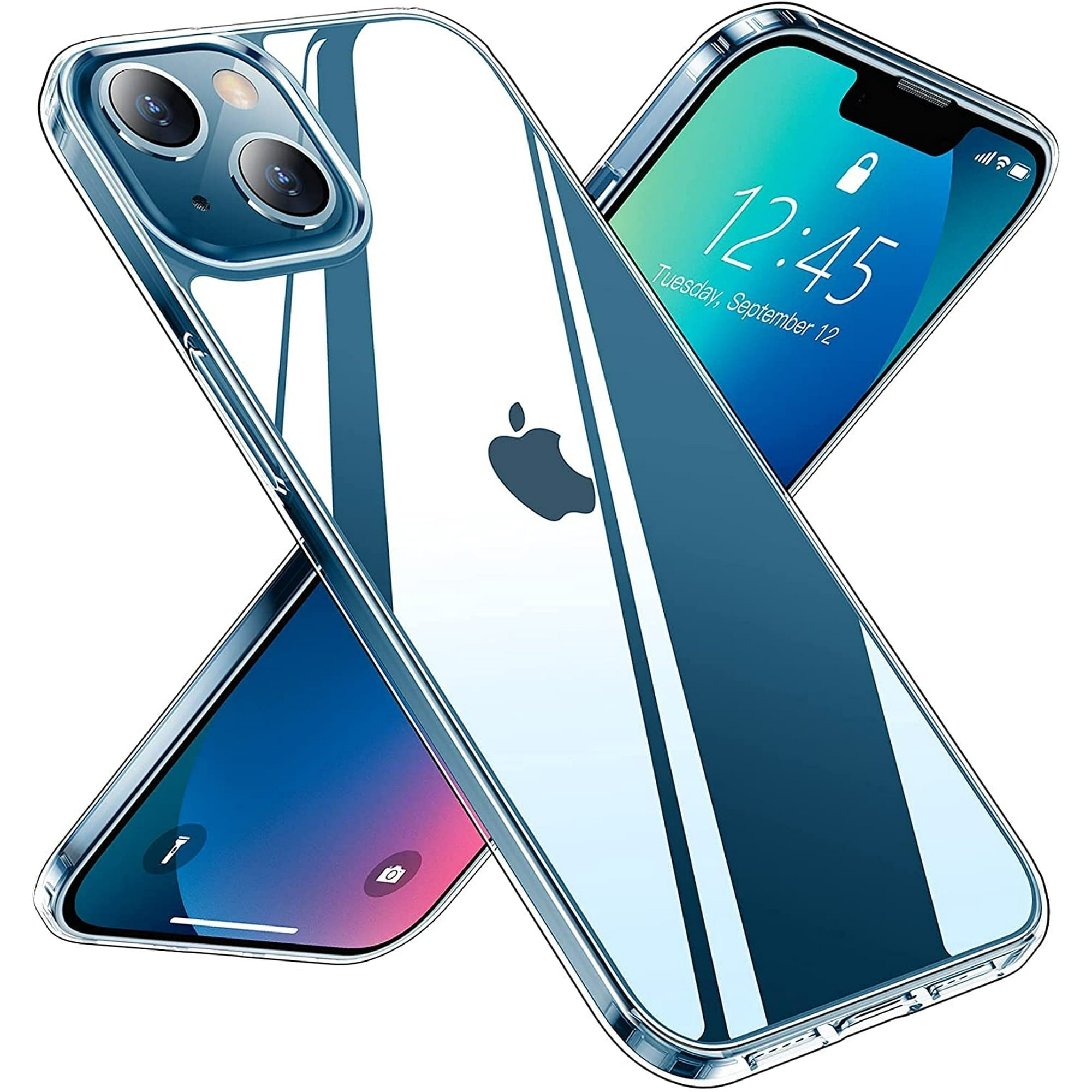 Entronix Case Compatible with iPhone 15 Plus - [Hard Back] Slim Clear