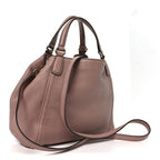 Pebbled Calfskin Small Soho Shoulder Bag Light Pink