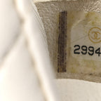 Lambskin Quilted Small My Precious Flap White