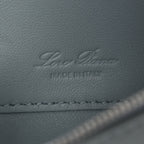 Grained Calfskin Extra Pocket Mini Pouch Minty Breeze