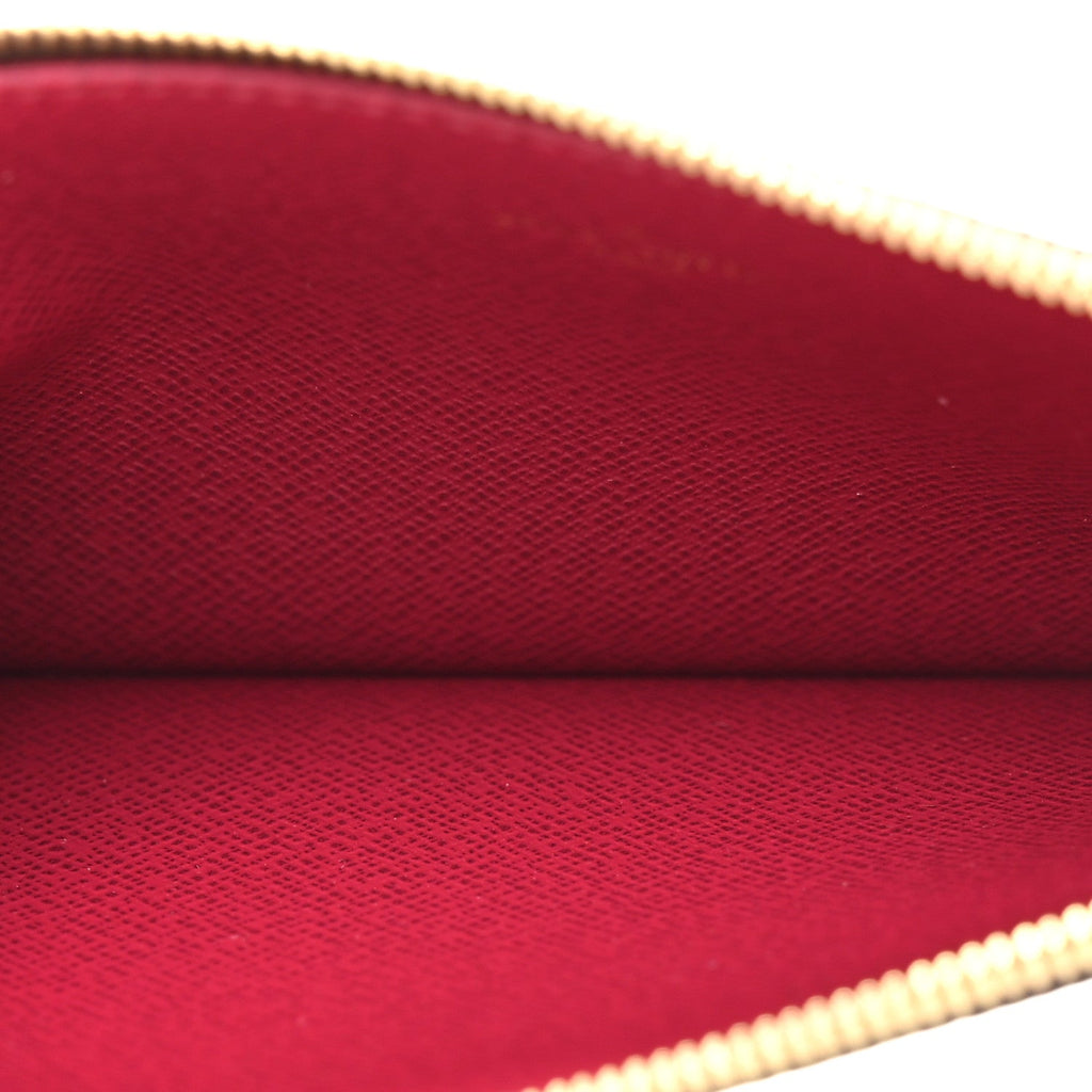 Monogram Pochette Felicie Chain Wallet Fuchsia