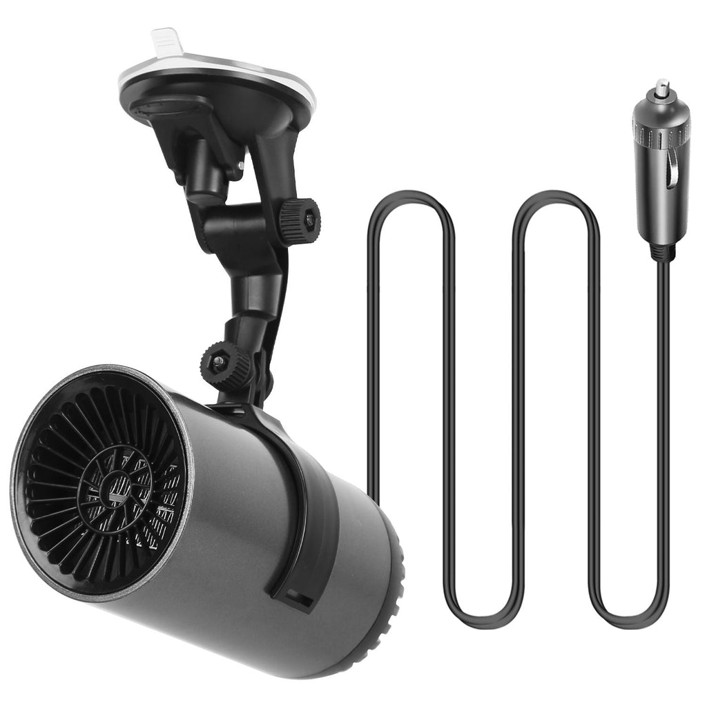 24V 150W Portable Car Heater 2 In 1 Heating Cooling Fan Rotatable Demister Defroster with 4.92ft Cord