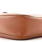 Calfskin Gancio Small Archive Camera Case Natural Brown