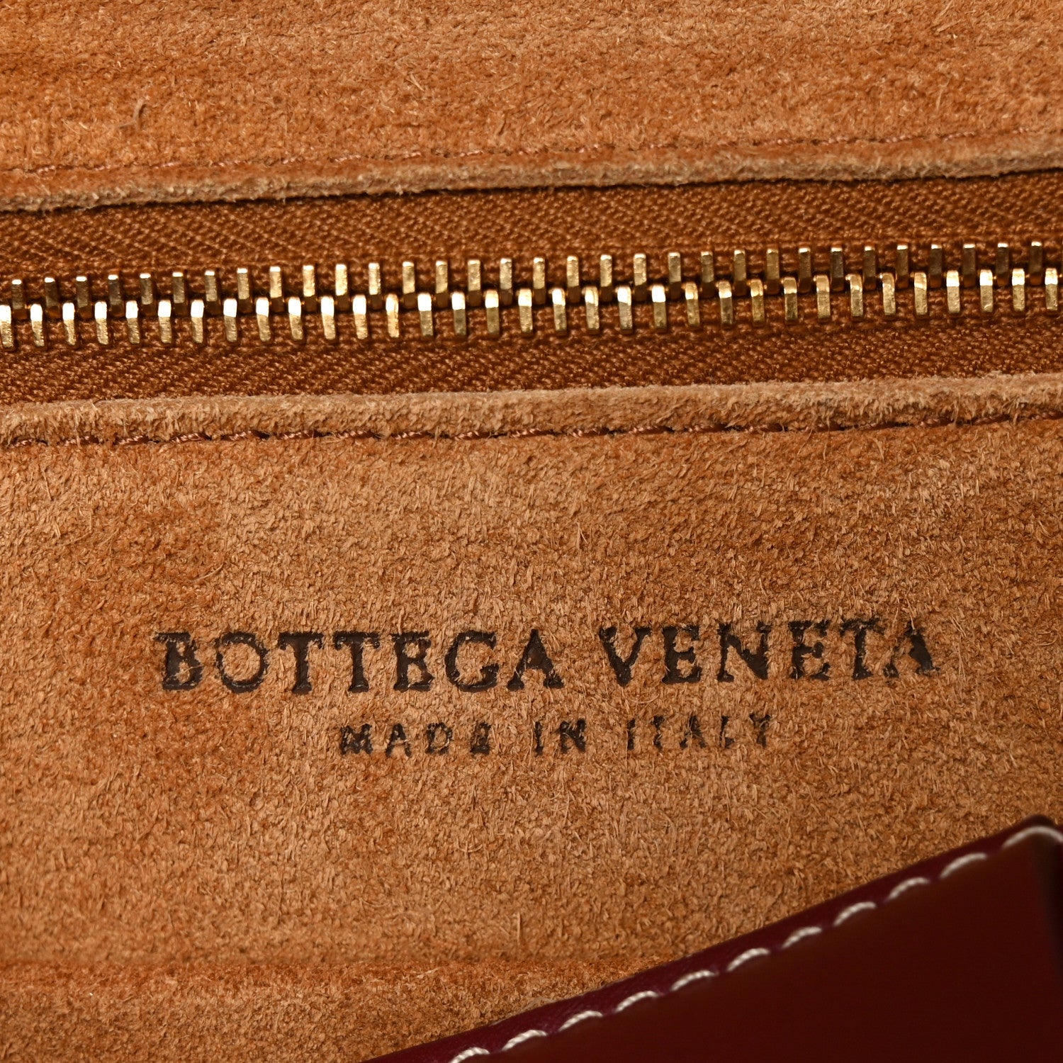 Calfskin Mini Maxi Intrecciato Arco Burgundy