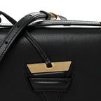 Calfskin Small Barcelona Shoulder Bag Black