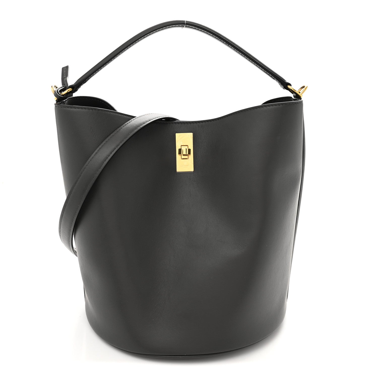 Smooth Calfskin Bucket 16 Bag Anthracite