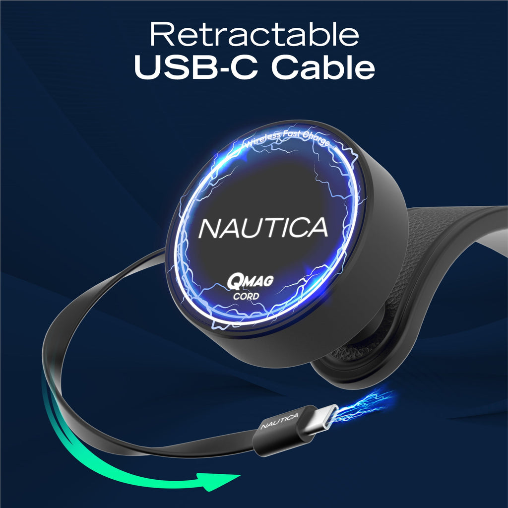 Nautica Turan QMAG Cord - Wireless Magnetic Car Charger 15W